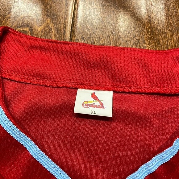 MLB St. Louis Cardinals All Star Game 2009 National League Red Jersey Men's XL - Picture 9 of 9